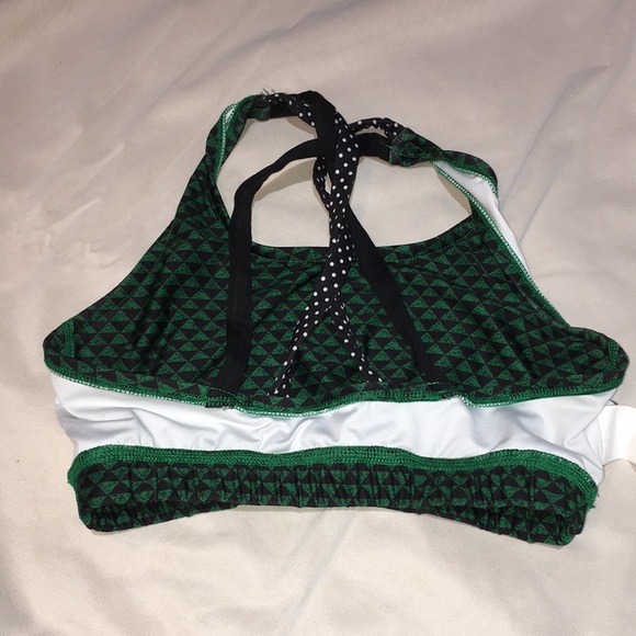 Varsity Spirit Green Youth Sports Bra - Picture 3 of 5